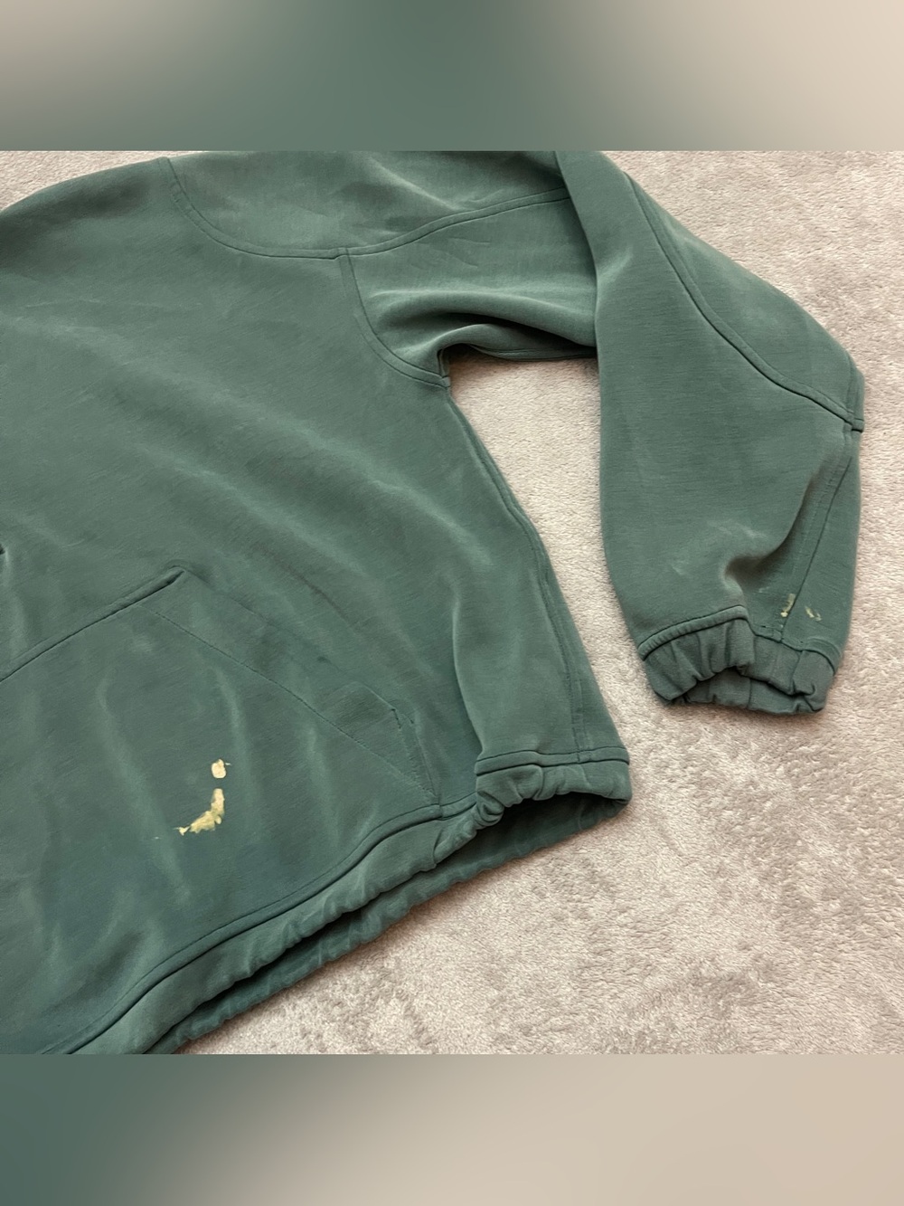 Lululemon Women's Green Scuba Half Zip Women's Size 8 - Picture 3 of 11